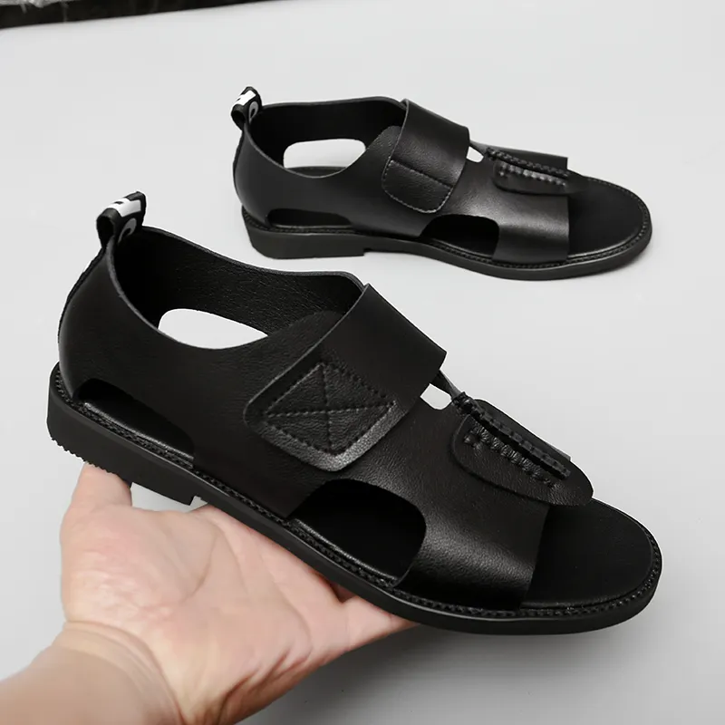 Frank Mully Beach Sandals Men's Black-1