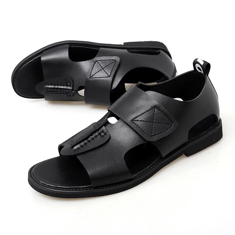 Frank Mully Beach Sandals Men's Black-2