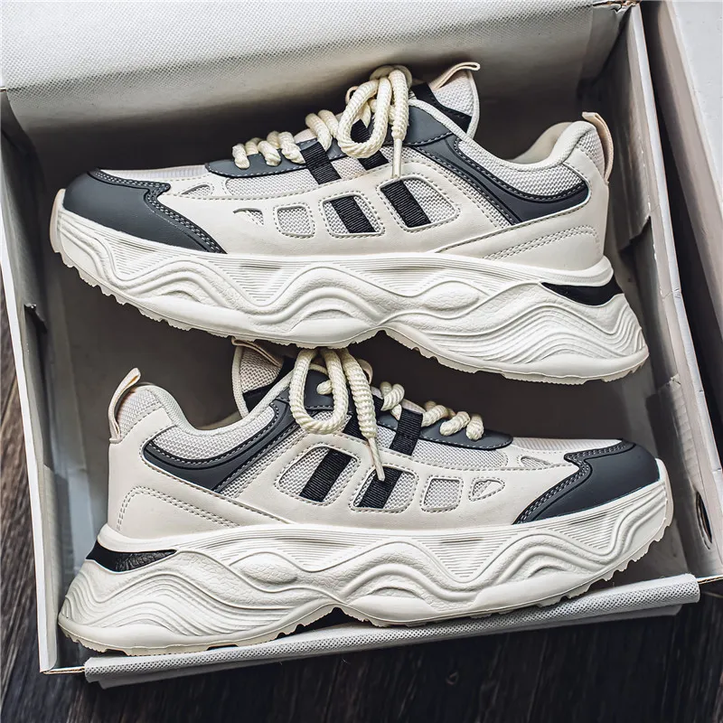 Frank Mully Breathable Low Top Chunky Sneakers Men's-3