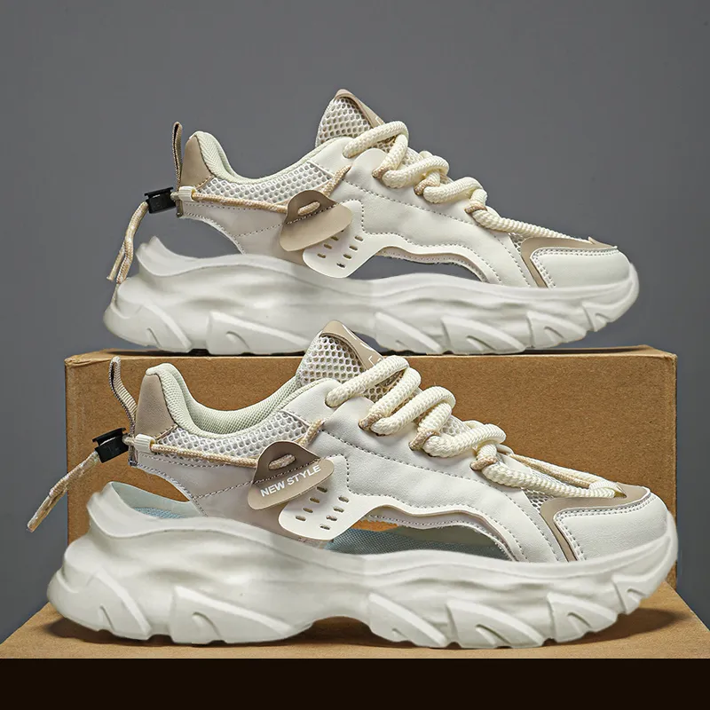 Frank Mully Abrasion Resistant Low Top Chunky Sneakers Men's-6