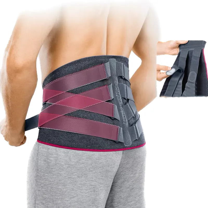 Medi Back Support Braces Fitness Breathable Thermal Protective Rehabilitation Compression Dark Gray Unisex-3