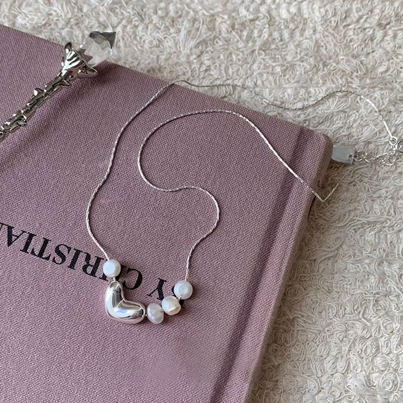 FROMLOVER S925 Silver Necklaces Women's-4