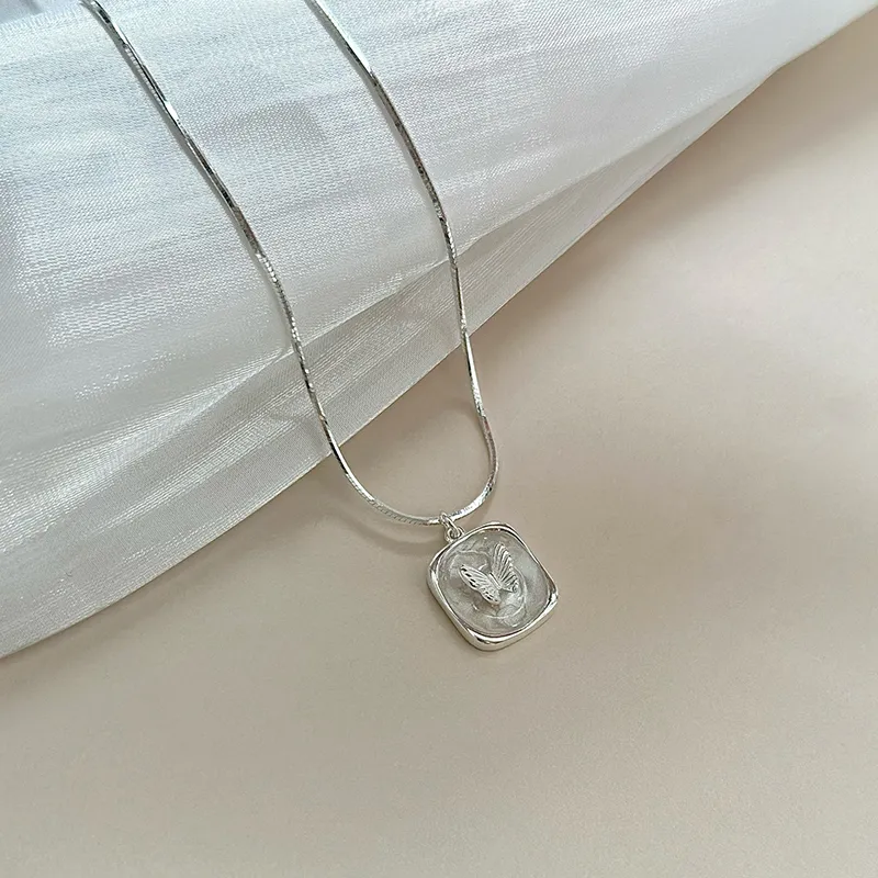 FROMLOVER 925 Sterling Silver Necklaces Women's-3