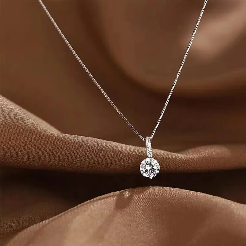 FROMLOVER 925 Sterling Silver Necklaces Women's-1