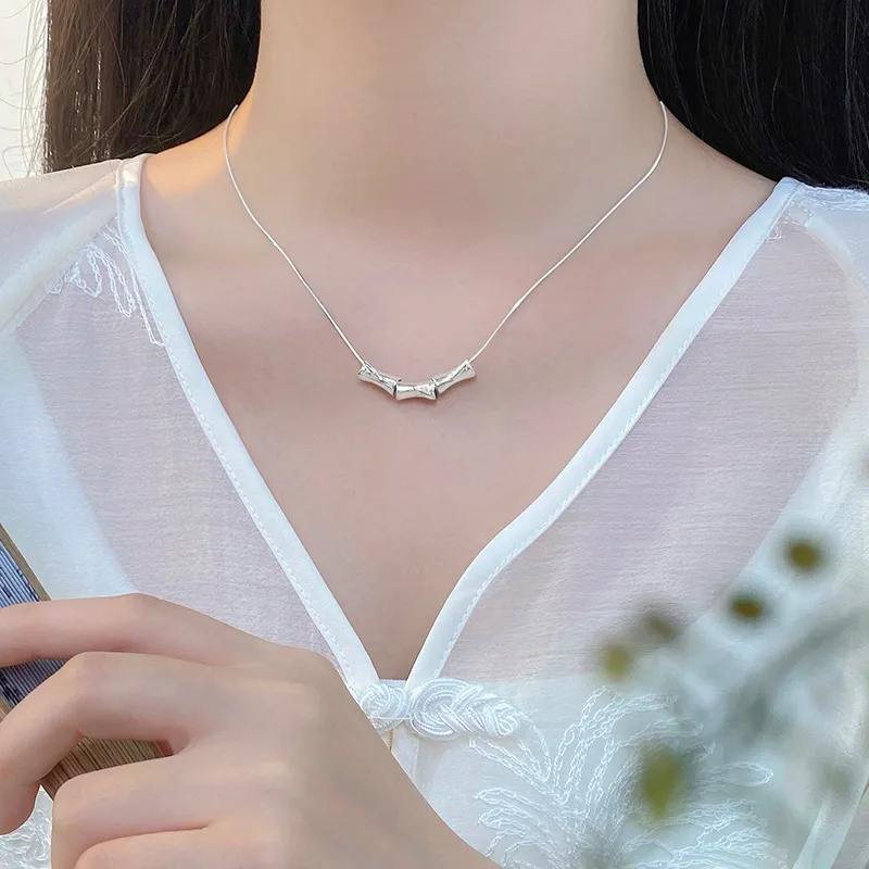 FROMLOVER 925 Sterling Silver Necklaces Women's-4