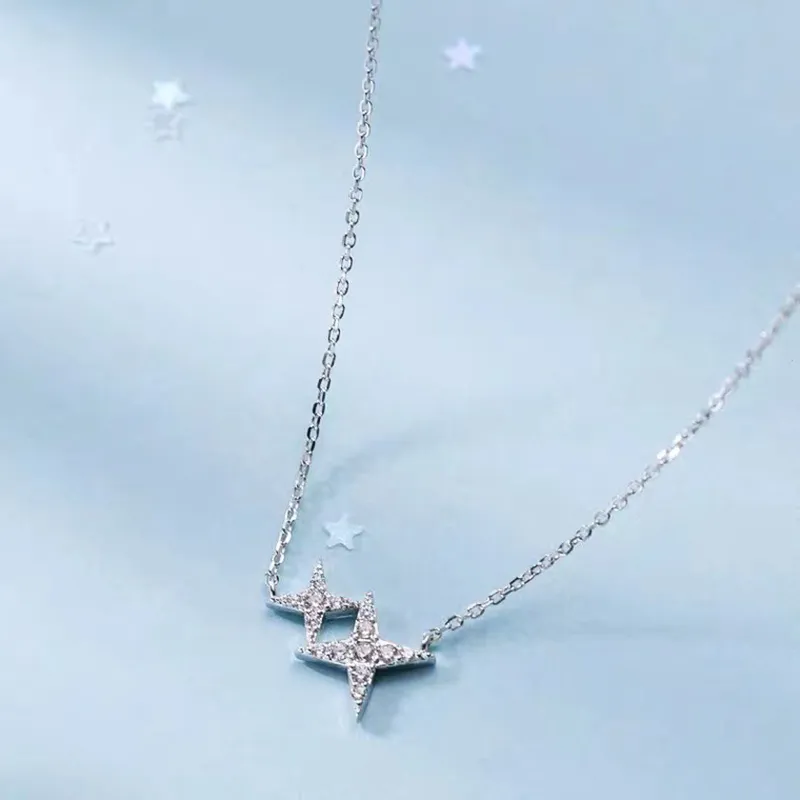 FROMLOVER 925 Sterling Silver Necklaces Women's-2