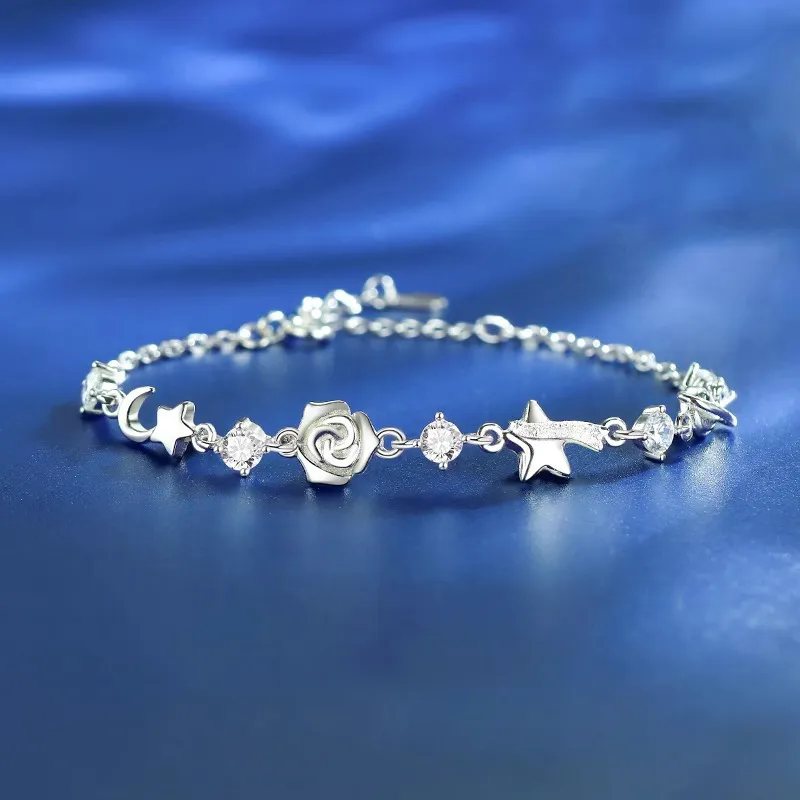 FROMLOVER 925 Sterling Silver Bracelets Women's-1