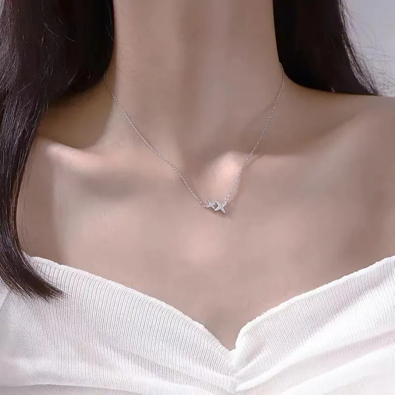 FROMLOVER 925 Sterling Silver Necklaces Women's-3