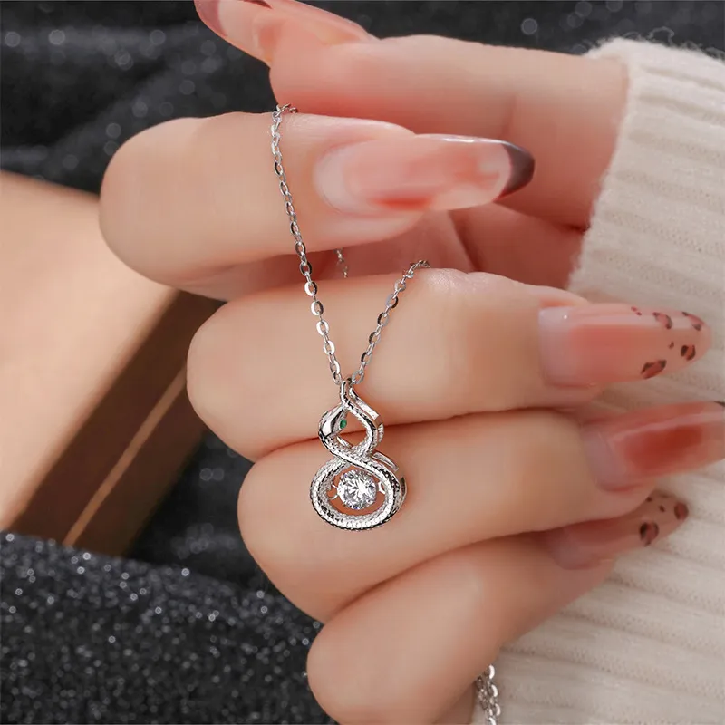FROMLOVER 925 Sterling Silver Necklaces Women's-2