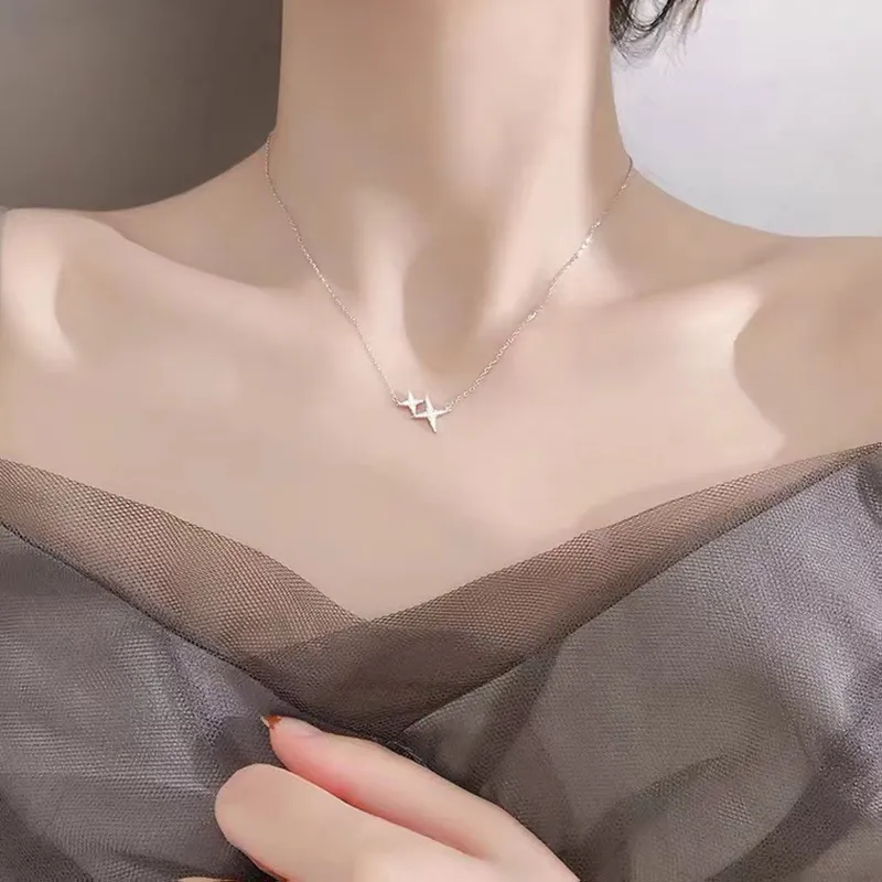 FROMLOVER 925 Sterling Silver Necklaces Women's-1