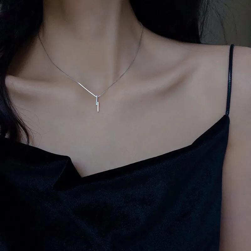 FROMLOVER 925 Sterling Silver Necklaces Women's-1