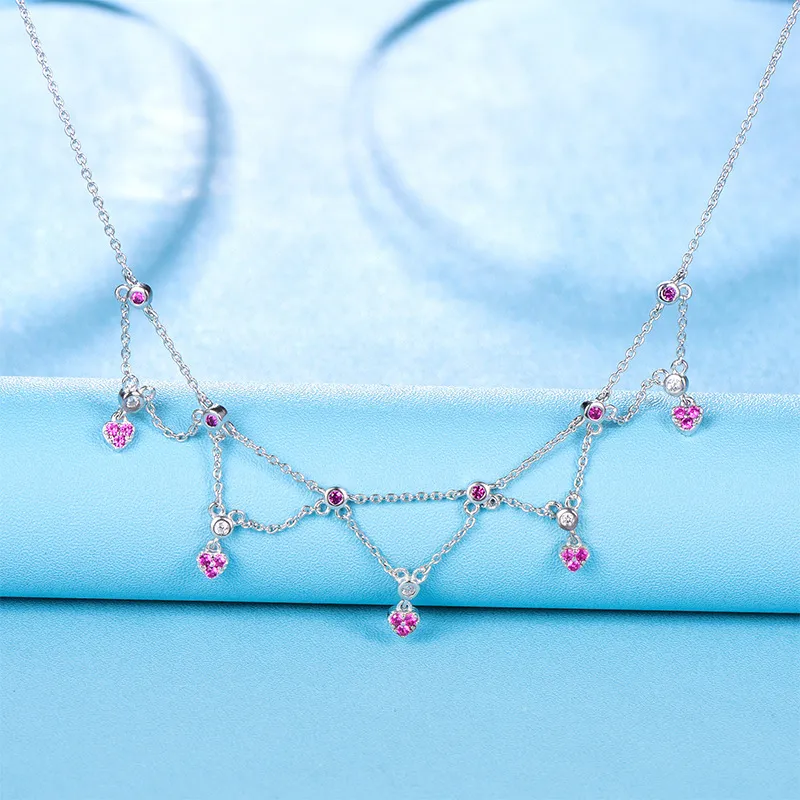 FROMLOVER 925 Sterling Silver Necklaces Women's-1