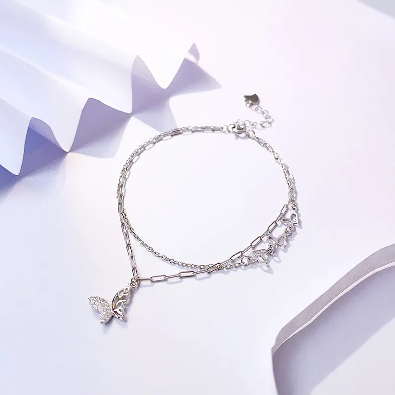 FROMLOVER 925 Sterling Silver Bracelets Women's-2