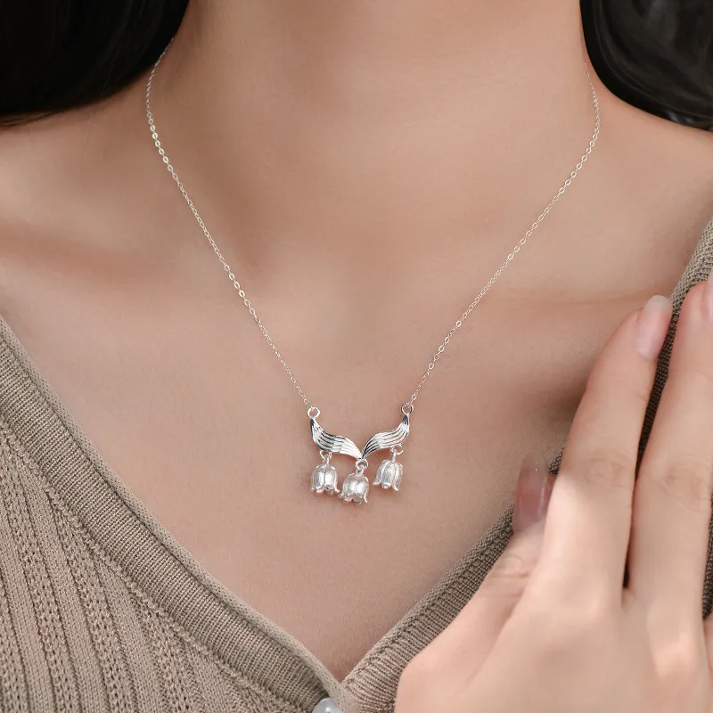 FROMLOVER 925 Sterling Silver Necklaces Women's-3