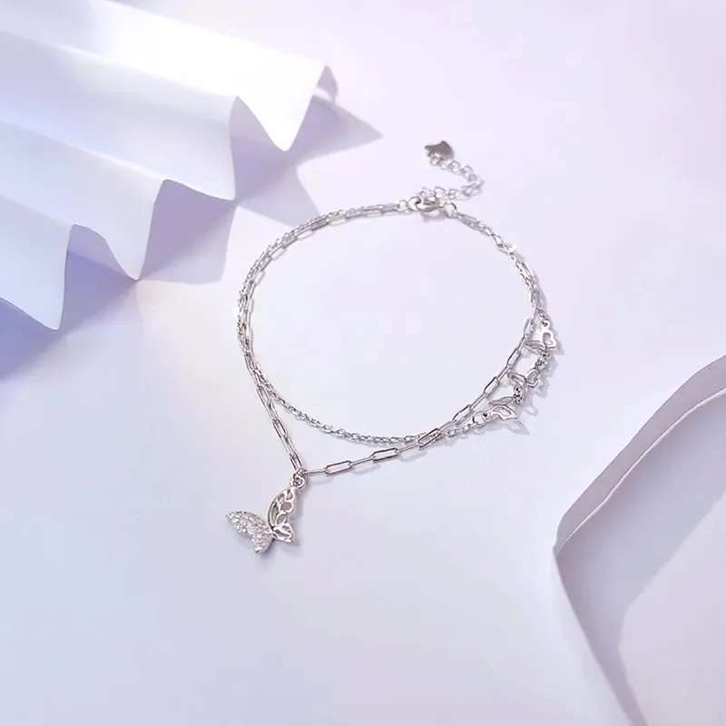 FROMLOVER 925 Sterling Silver Bracelets Women's-1