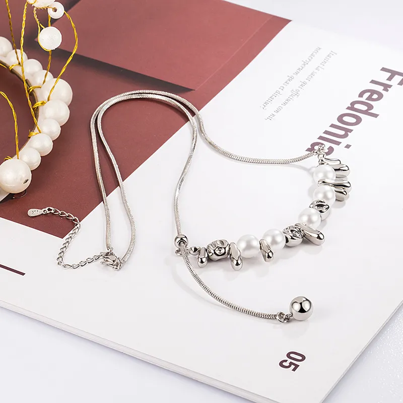 FROMLOVER Alloy Necklaces Women's-3