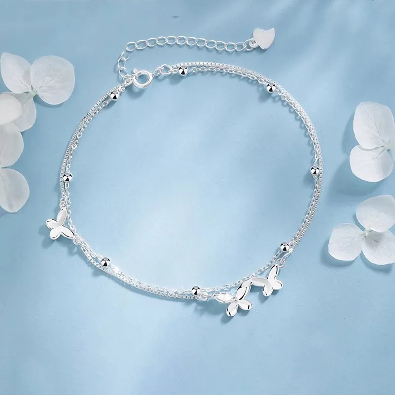 FROMLOVER 925 Sterling Silver Bracelets Women's-3