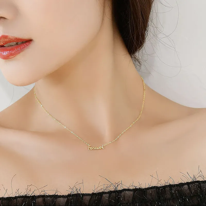 FROMLOVER 925 Sterling Silver Necklaces Women's-2