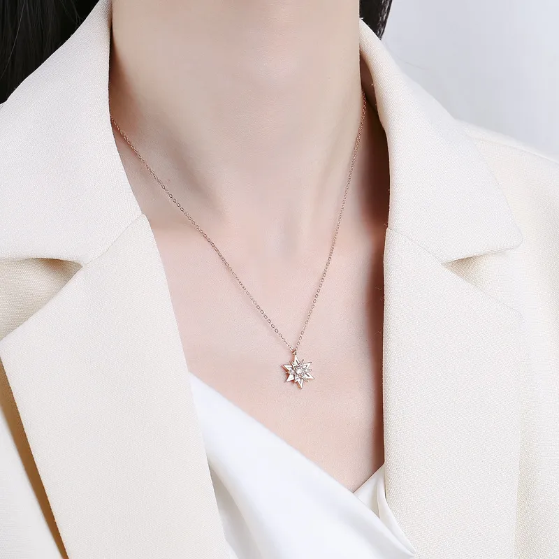 FROMLOVER 925 Sterling Silver Necklaces Women's-4