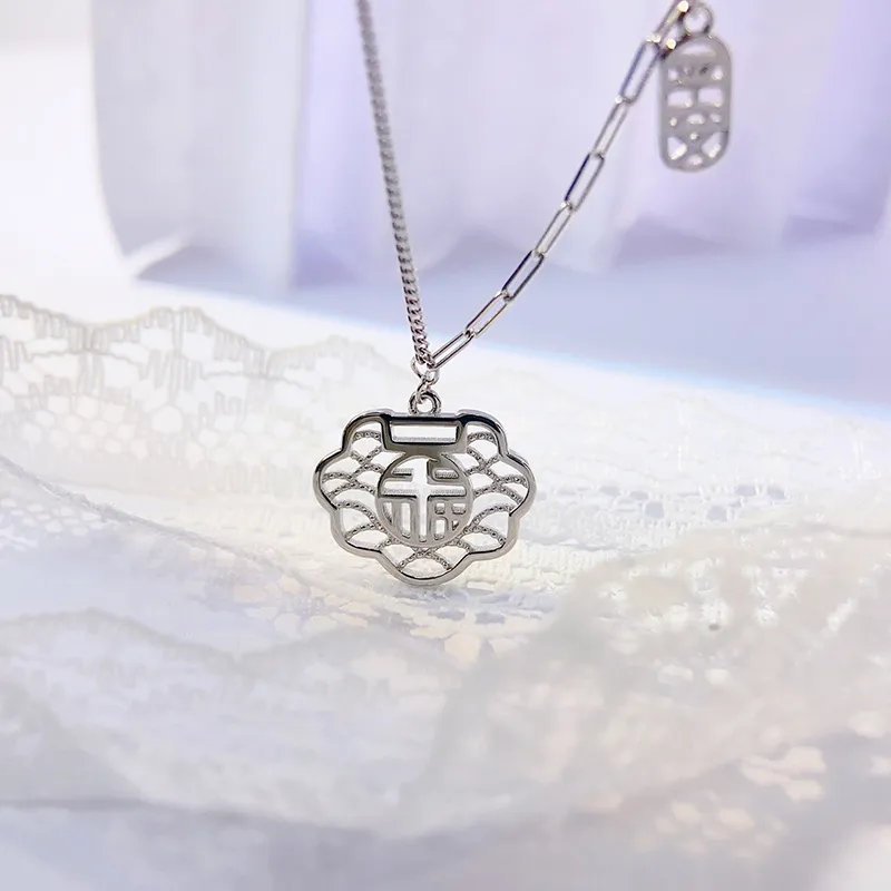 FROMLOVER 925 Sterling Silver Necklaces Women's-2
