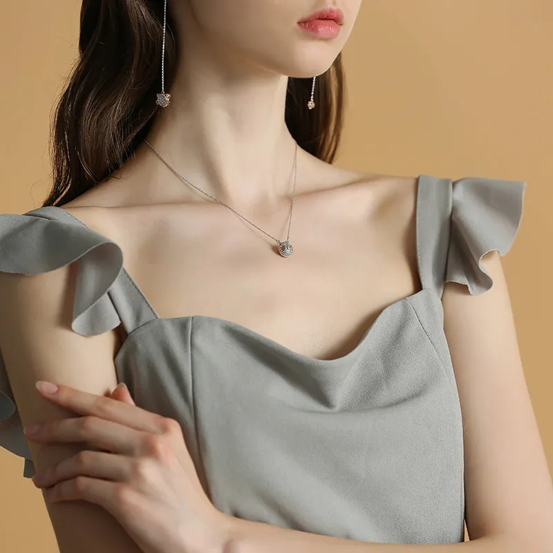 FROMLOVER 925 Sterling Silver Necklaces Women's-2