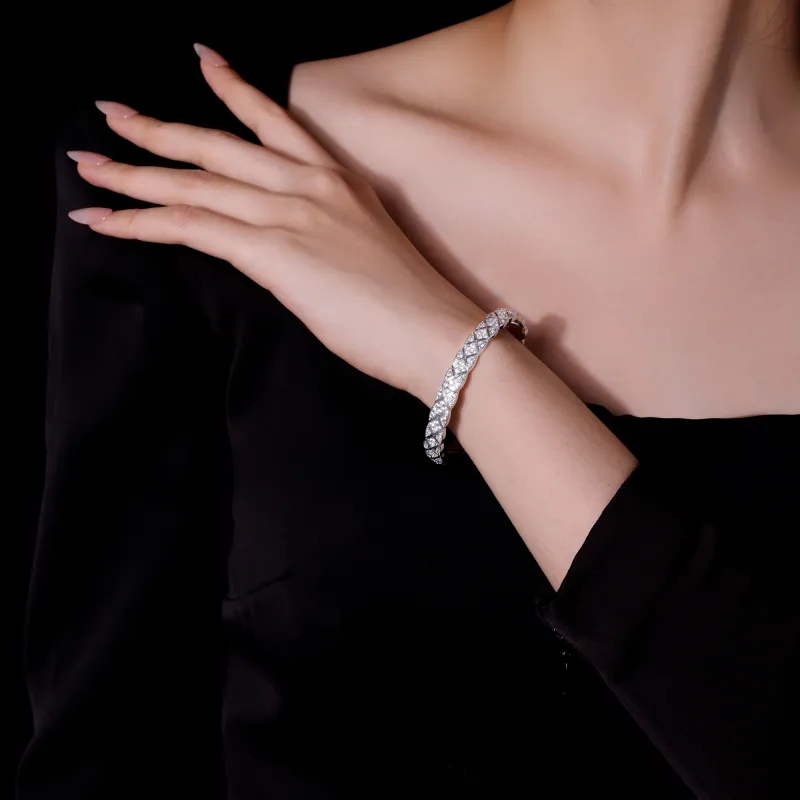 GAONAS 925 Sterling Silver Bangles Women's-3