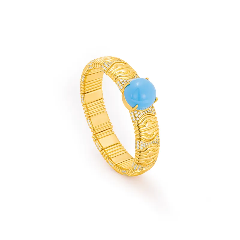 GAONAS Synthetic Cubic Zirconia Bangles Women's-1
