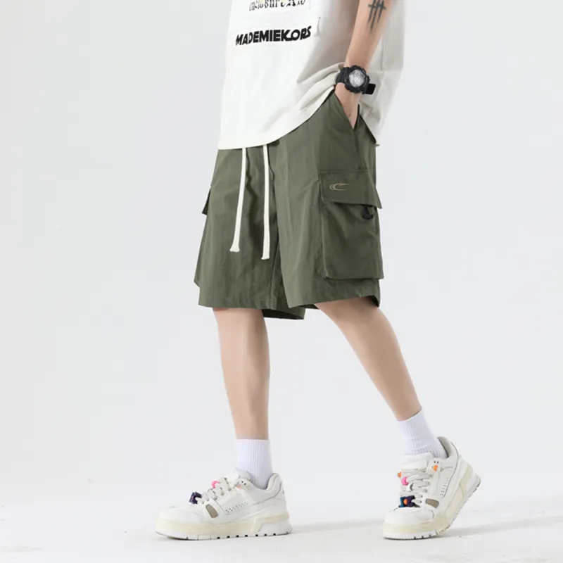 SAIQI Cargo Shorts Men-20