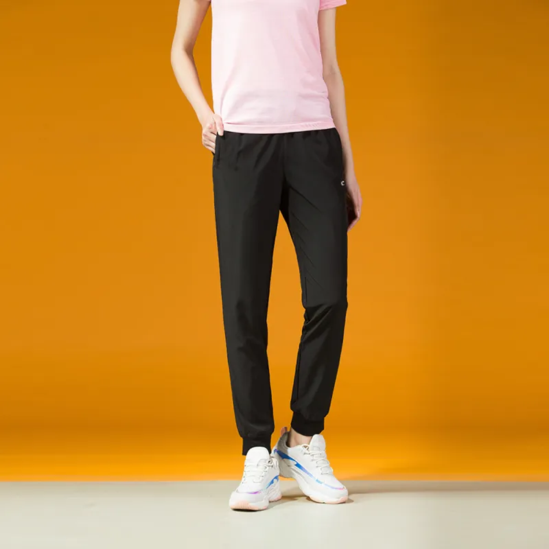 SAIQI Knitted Sports Pants Unisex Black-4