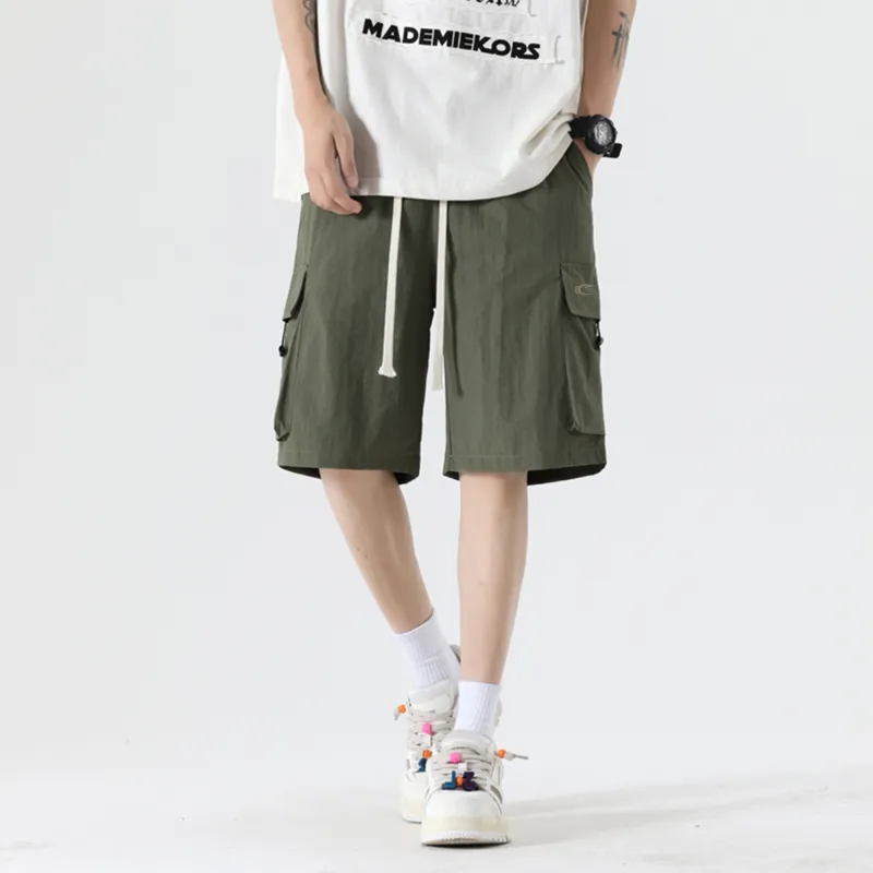 SAIQI Cargo Shorts Men-19