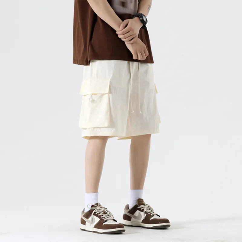 SAIQI Cargo Shorts Men-7
