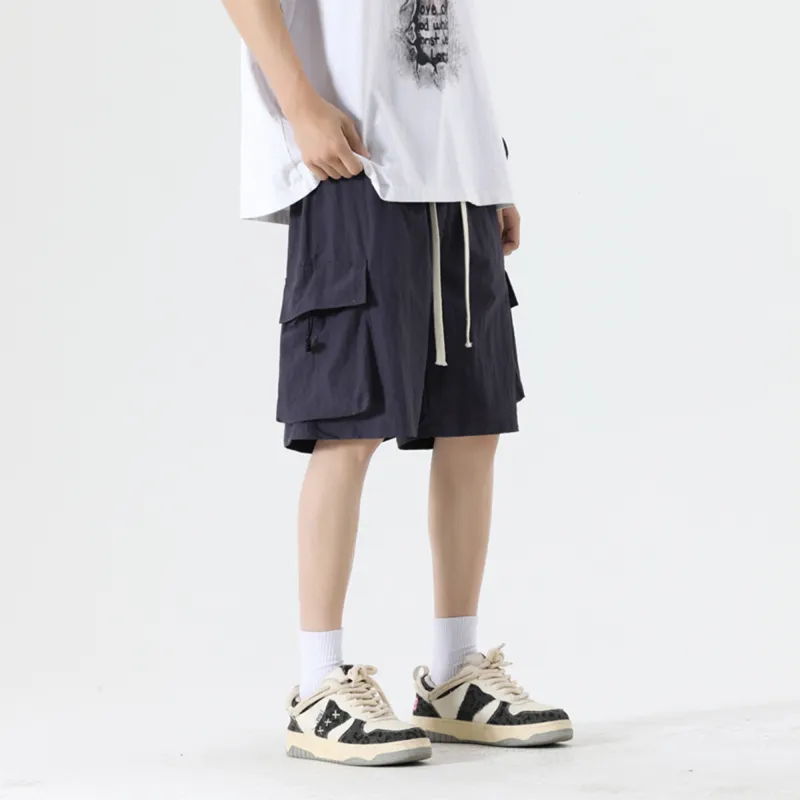 SAIQI Cargo Shorts Men-12