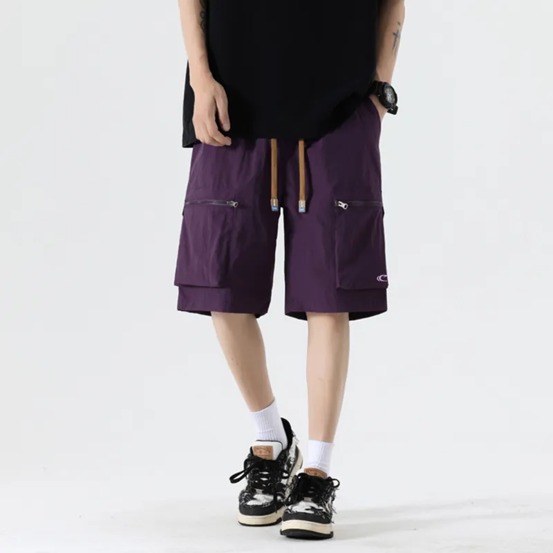 SAIQI Cargo Shorts Men-11