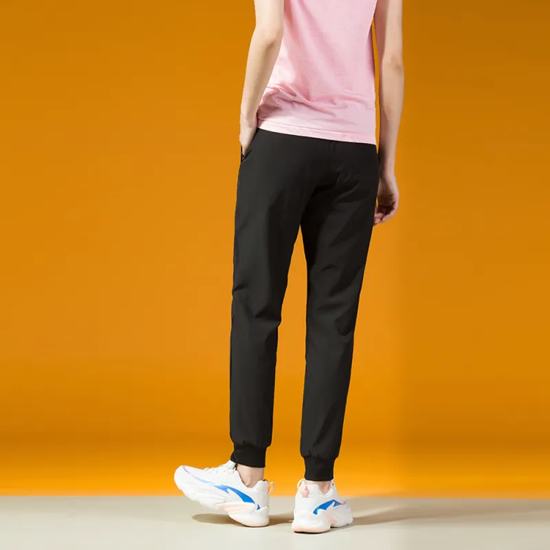 SAIQI Knitted Sports Pants Unisex Black-5