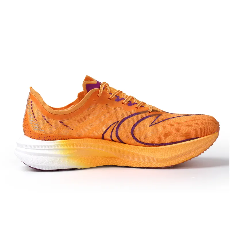 SAIQI Low Top Hui Technology Running Shoes Unisex Bounding Orange Flame-1