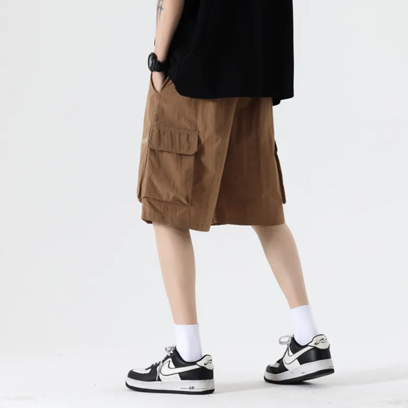 SAIQI Cargo Shorts Men-16