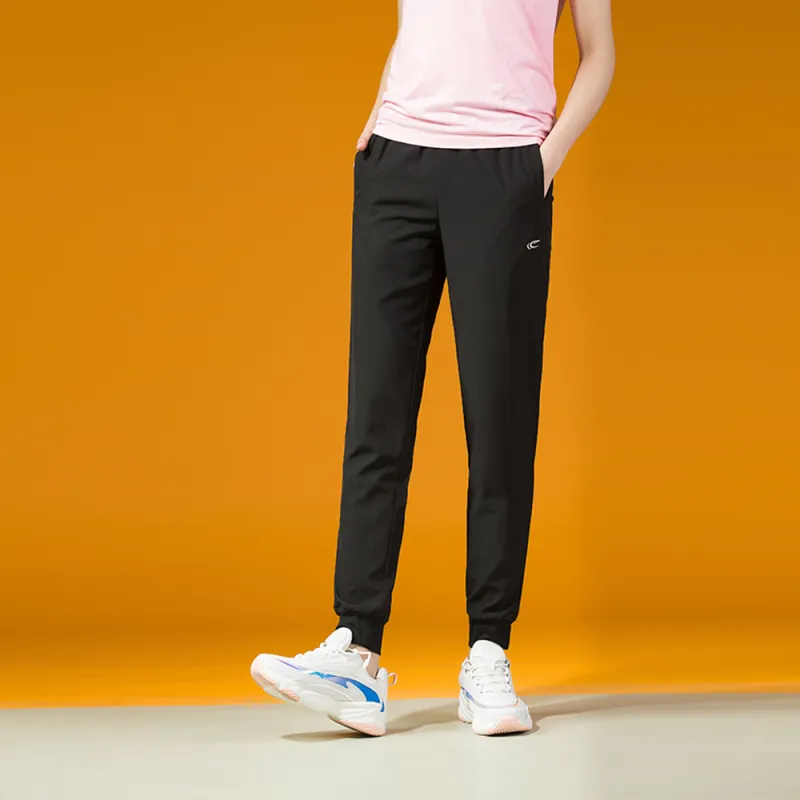 SAIQI Knitted Sports Pants Unisex Black-2