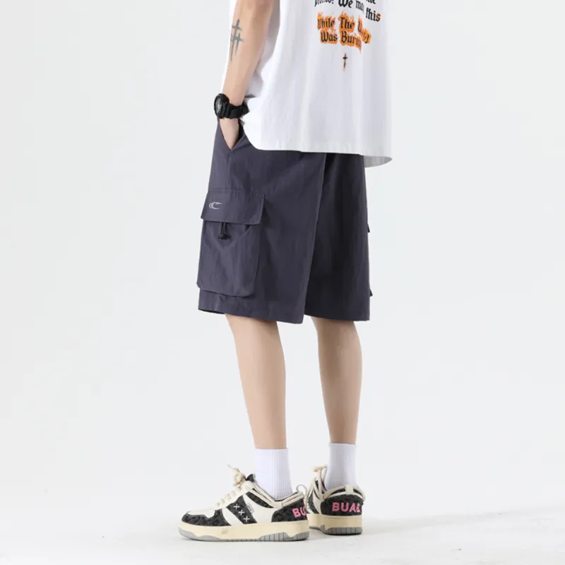SAIQI Cargo Shorts Men-13