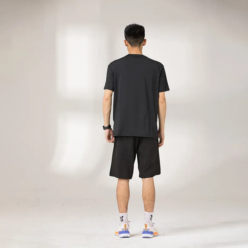 SAIQI Casual Shorts Unisex Black-2