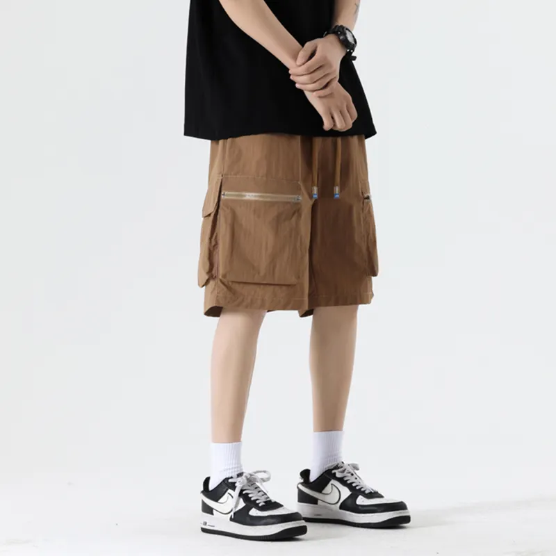 SAIQI Cargo Shorts Men-17
