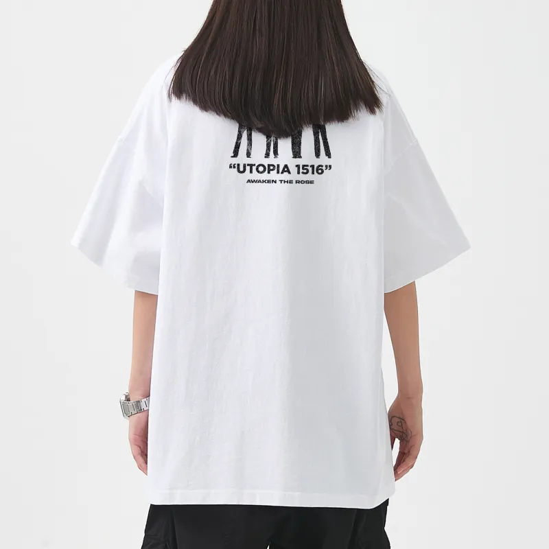 AWAKEN THE ROSE T Shirt Unisex Black-5