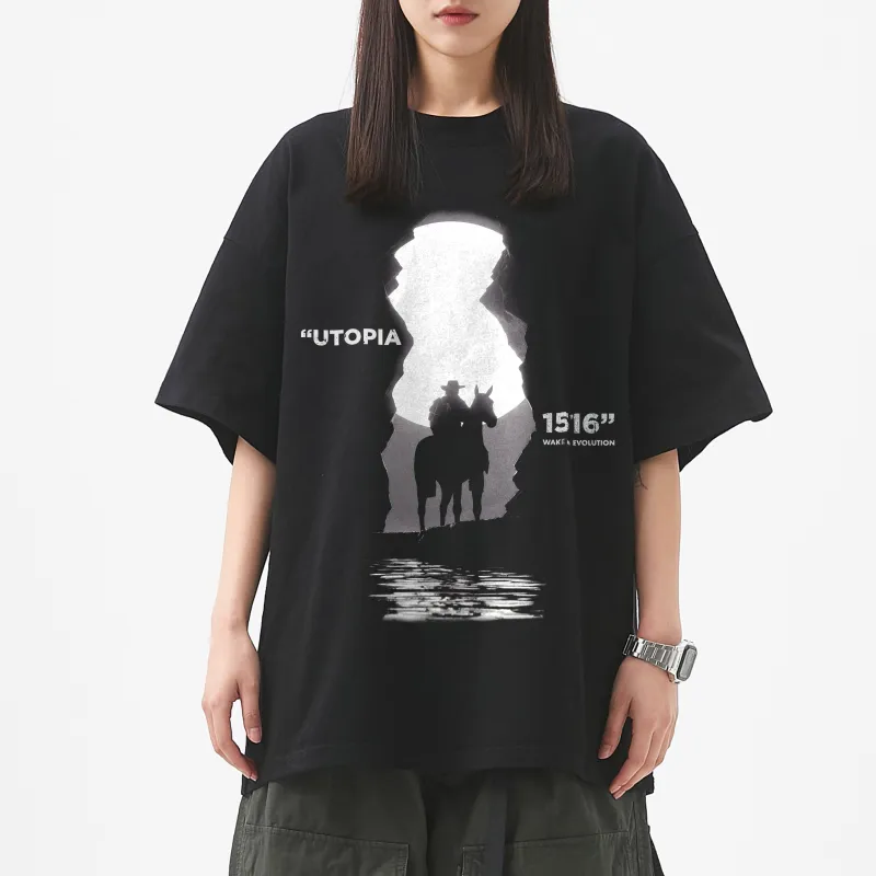 AWAKEN THE ROSE T Shirt Unisex Black-3