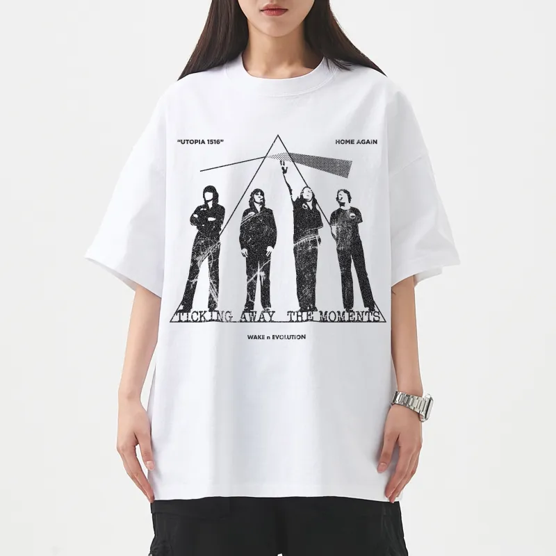 AWAKEN THE ROSE T Shirt Unisex Black-4