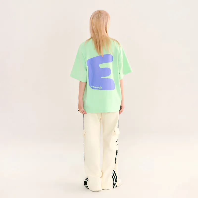 ECHOSTA Drop Shoulder Sleeve T-Shirt Women's-23