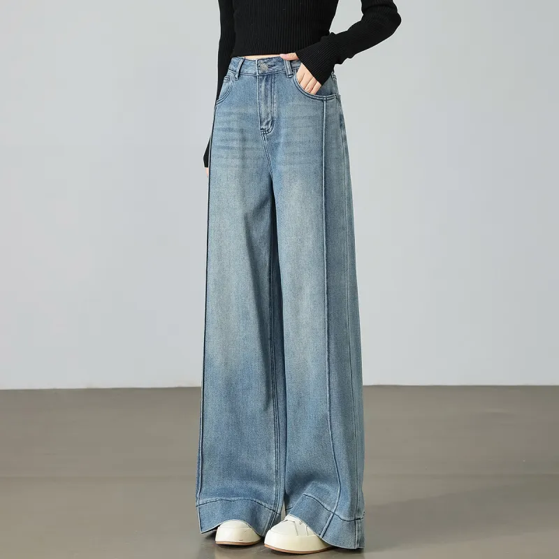  CHOCOOLATE Jeans Women's Vintage Blue-3