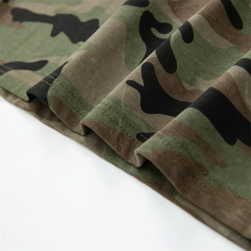  CHOCOOLATE T Shirts Unisex Green Camouflage-5