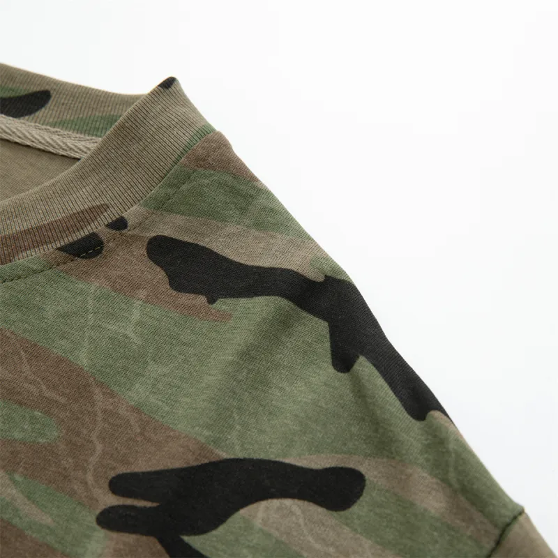  CHOCOOLATE T Shirts Unisex Green Camouflage-2