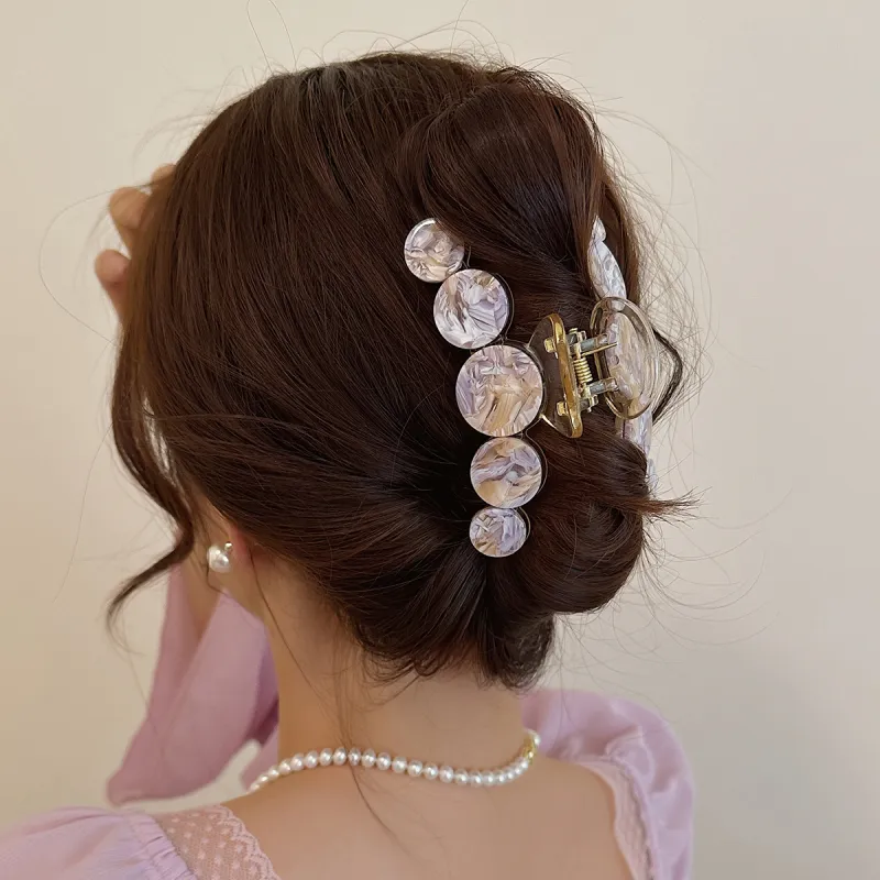 OFLY Acrylic Hair Clips Women's-9