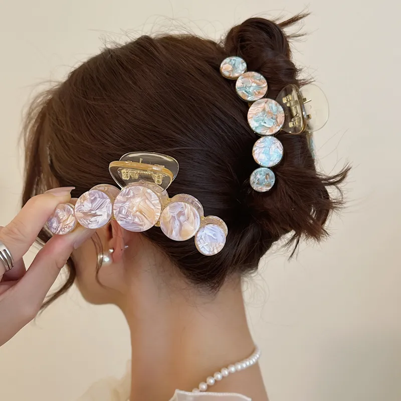 OFLY Acrylic Hair Clips Women's-5