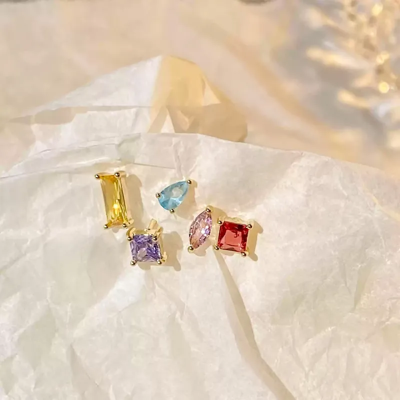 OFLY Alloy Stud Earrings Women's-2